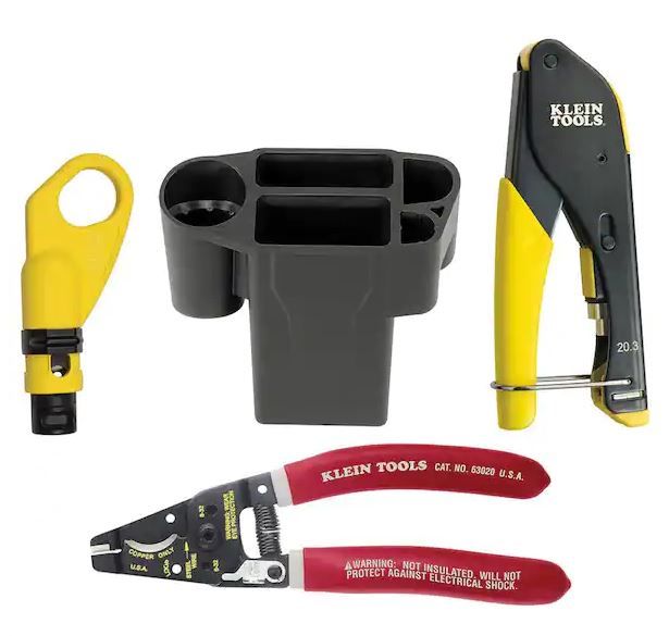 Photo 1 of 
Klein Tools
Coax Cable Installation Tool Set with Hip Pouch