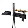 Photo 1 of 
SUMERAIN
Modern 1-Handle Wall Mounted Roman Tub Faucet with Hand Shower in Mattle Black