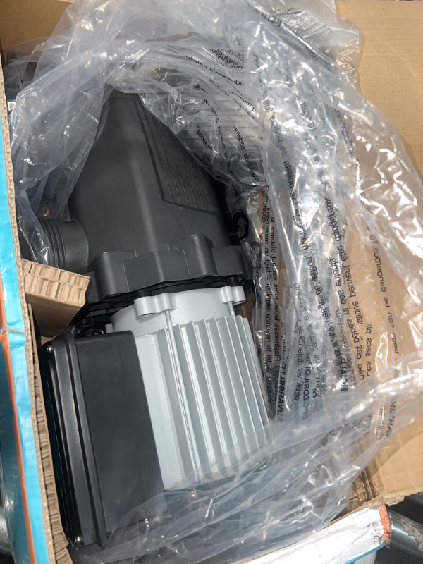 Photo 2 of 1 HP Above Ground Pool Pump, 115V, 4800GPH, 1.25"&1.5''Connection, High Flow, Powerful Self Primming Swimming Pool Pumps with Filter Basket
