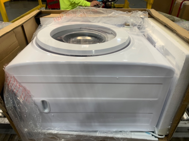 Photo 2 of 1.5 cu. ft. vented Front Load Stackable Electric Compact Dryer in White
