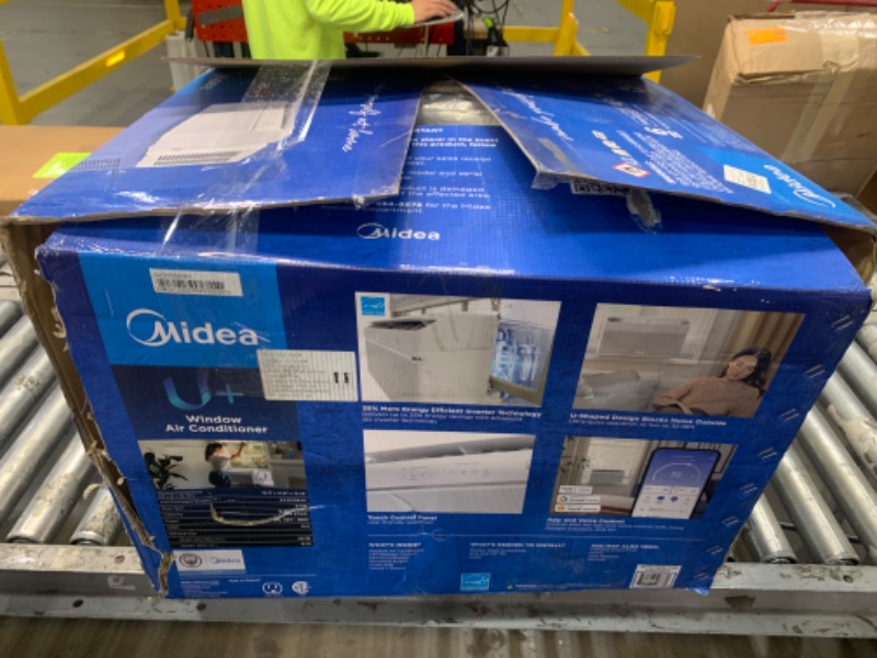 Photo 1 of 12,000 BTU 115-Volt U-Shaped Smart Inverter Window Air Conditioner Wi-Fi, for up to 550 sq. ft.