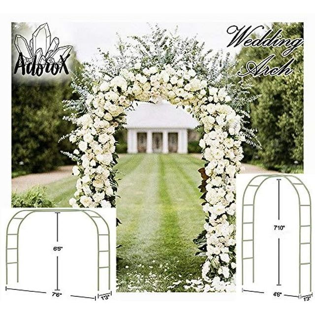 Photo 1 of ADOROX 7.5FT 1SET BIRTHDAY DECOR METAL ARCH 