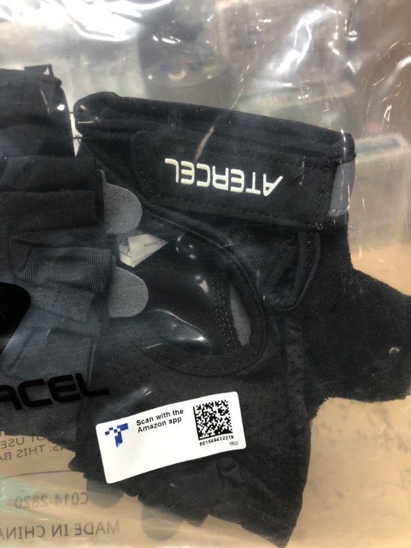 Photo 1 of ATERCEL Workout Gloves for Men and Women, Exercise Gloves for Weight Lifting, Cycling, Gym, Training, Breathable and Snug fit Medium 