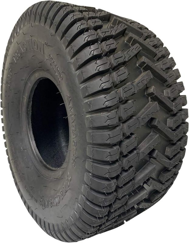 Photo 1 of 
MARASTAR 20808-TO Turf Traction 20x8.00-8 4PR Rear Tire Only for Riding Mowers, Black