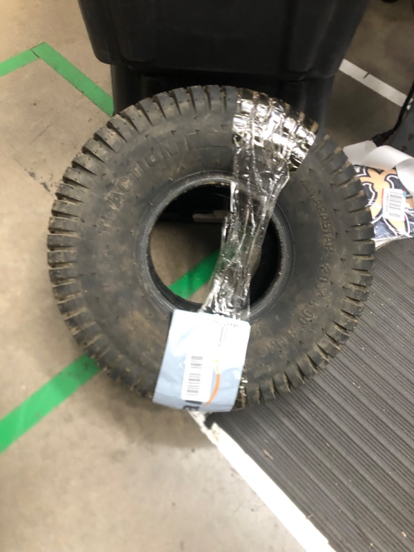Photo 1 of 
MARASTAR 20808-TO Turf Traction 20x8.00-8 4PR Rear Tire Only for Riding Mowers, Black