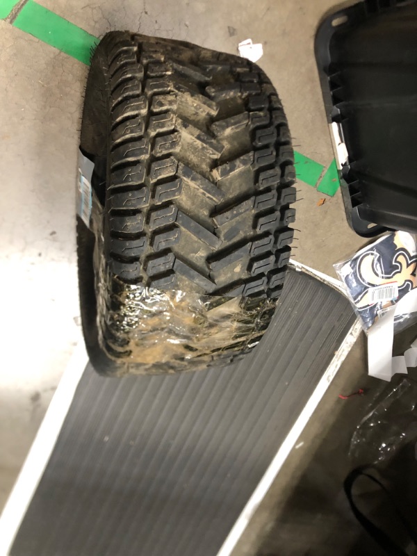 Photo 1 of 
MARASTAR 20808-TO Turf Traction 20x8.00-8 4PR Rear Tire Only for Riding Mowers, Black