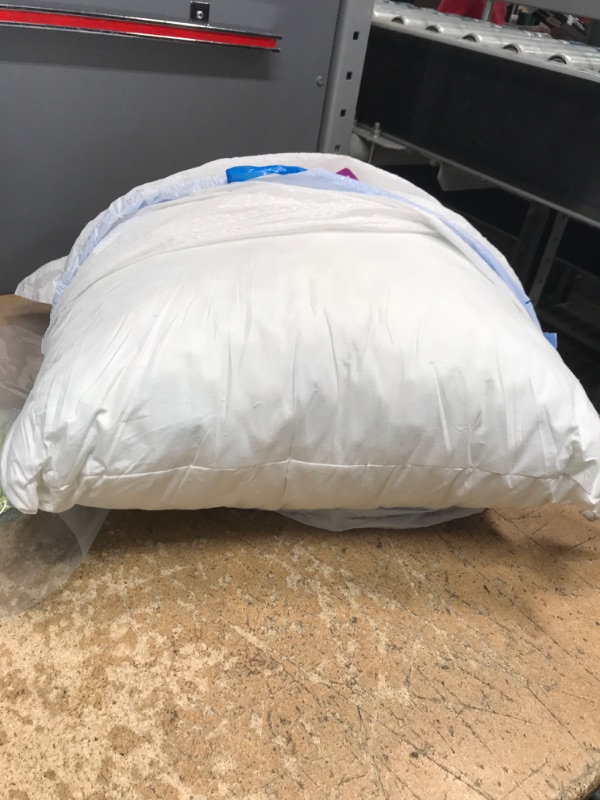 Photo 1 of 20x20 Pillow Inserts-Shredded Memory Foam Fill-High Density Throw Pillow Inserts with Long Support-Home Couch Hotel Collection-Cotton Fabric-2 Pack
