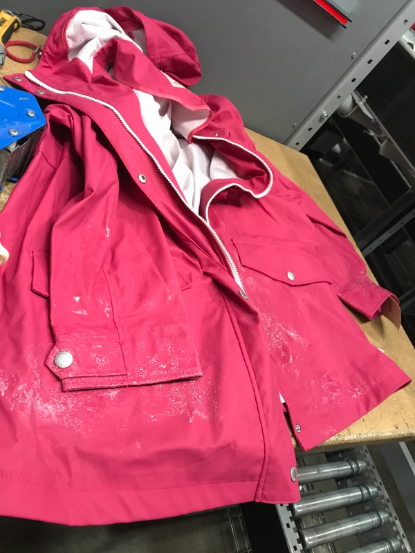 Photo 2 of **HAS WHITE STAINS NEAR BOTTOM HALF OF JACKET**
Levi's Women's Mid-length Swing Rain Jacket (Standard and Plus Sizes) Plus Size 2X Love Potion