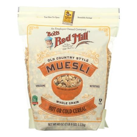 Photo 1 of *7/23/2025* Bob's Red Mill Old Country Style Muesli 40 Oz. Bag, PK4
