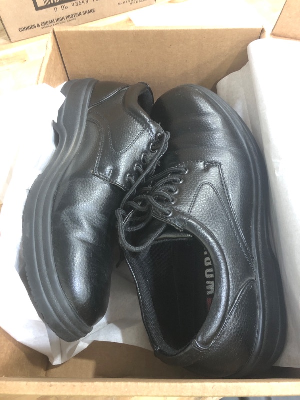 Photo 1 of BLACK WORK SHOES 9.5W