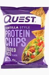 Photo 1 of ***EXP 06/21/24****Quest Chips Loaded Taco (Pack of 12)SMALL BAGS

