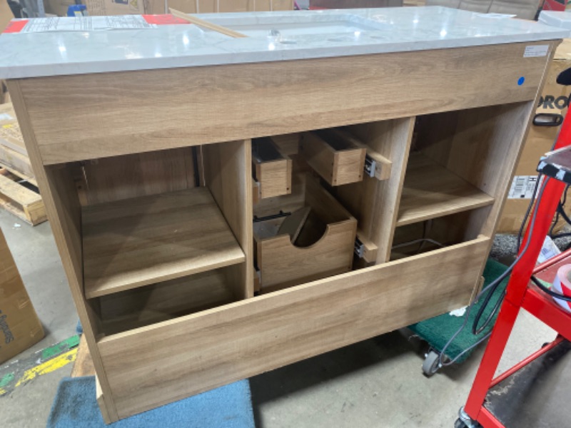 Photo 2 of  Freestanding Weathered Tan Bath Vanity 