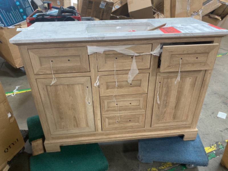 Photo 1 of  Freestanding Weathered Tan Bath Vanity 