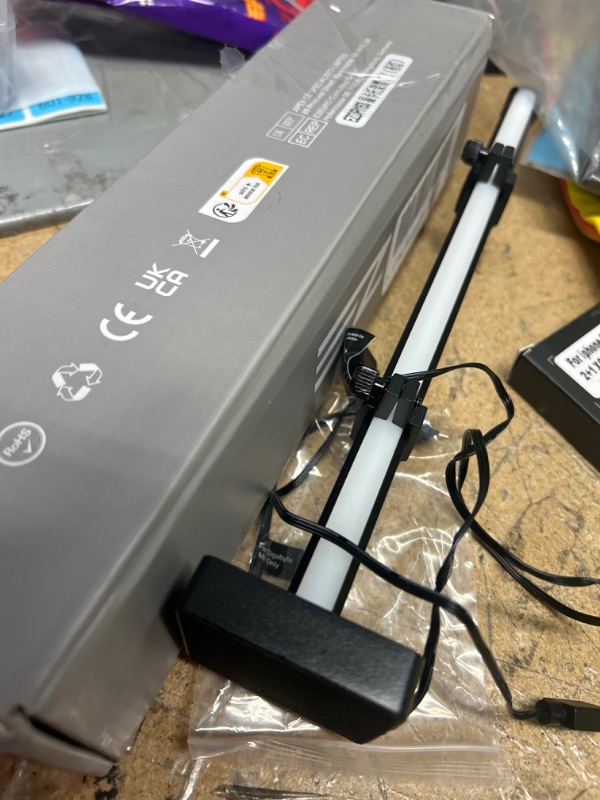 Photo 1 of **USED READ NOTES**EZDIY-FAB Graphics Card GPU Brace 5V 3Pin ARGB,Support Video Card Sag Holder Holster Bracket, Anodized Aluminum (Black) Black ARGB