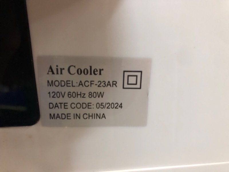 Photo 3 of ***USED AND DIRTY - MISSING REMOTE AND ICE PACKS - POWERS ON - UNABLE TO TEST FURTHER***
Evaporative Air Cooler, 3500CFM 3-in-1 Swamp Cooler with 7.5Gal Water Tank, 120° Oscillation, 3 Speeds 3 Modes, 4 Ice Packs, 12H Timer, Remote, Portable Air Condition