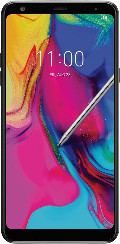 Photo 1 of LG Stylo 5 Smartphone, 32GB Memory, Unlocked Cellular - Aurora Black (Renewed)
