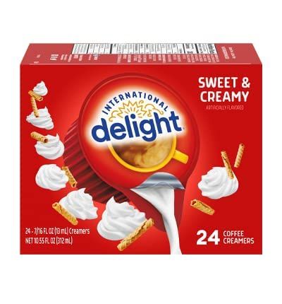 Photo 1 of ** Best By : SEP 07 2024 ** International Delight Sweet & Creamy Flavor 24 CT, Size: 10.5 fl oz