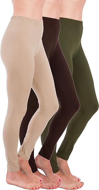 Photo 1 of Homma Premium Ultra Soft High Rise Waist Full Length Regular and Plus Size Leggings, s/m/l