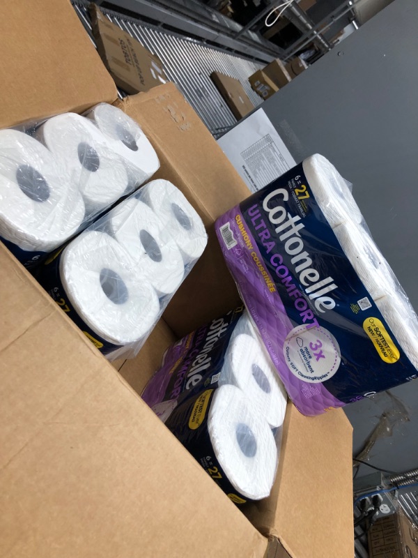 Photo 2 of 
Cottonelle® UltraComfort Toilet Tissue, 3" x 3-7/8", White, 268 Sheets Per Roll, 4 Pack Of 6 Rolls