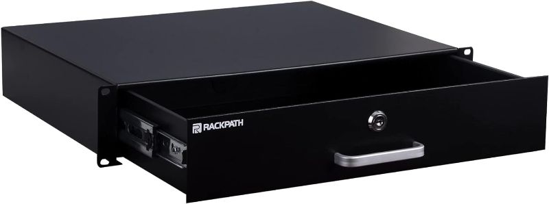 Photo 1 of 
2U Rack Mount Drawer for 19 Inch AV/Network/DJ Equipment Racks or Cabinets with Lock and Key
Size:2U