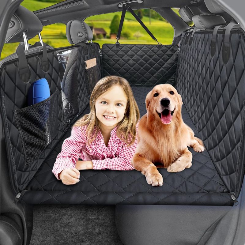 Photo 1 of 
URPOWER Back Seat Extender for Dogs, Dog Car Seat Cover with Hard Bottom Dog Car Seat Bed Waterproof Dog Hammock for Car Pet Backseat Protector with Mesh...
Size:For Cars/ SUV/ Small Truck