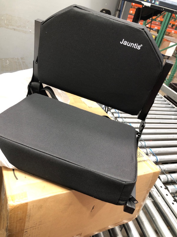 Photo 2 of 
Jauntis Stadium Seats for Bleachers, Bleacher Seats with Ultra Padded Comfy Foam Backs and Cushion, Wide Portable Stadium Chairs with Back Support and...
Size:Regular - 16.9"W x 13.2"D x 15.4"H
Color:Black
Number of Items:1