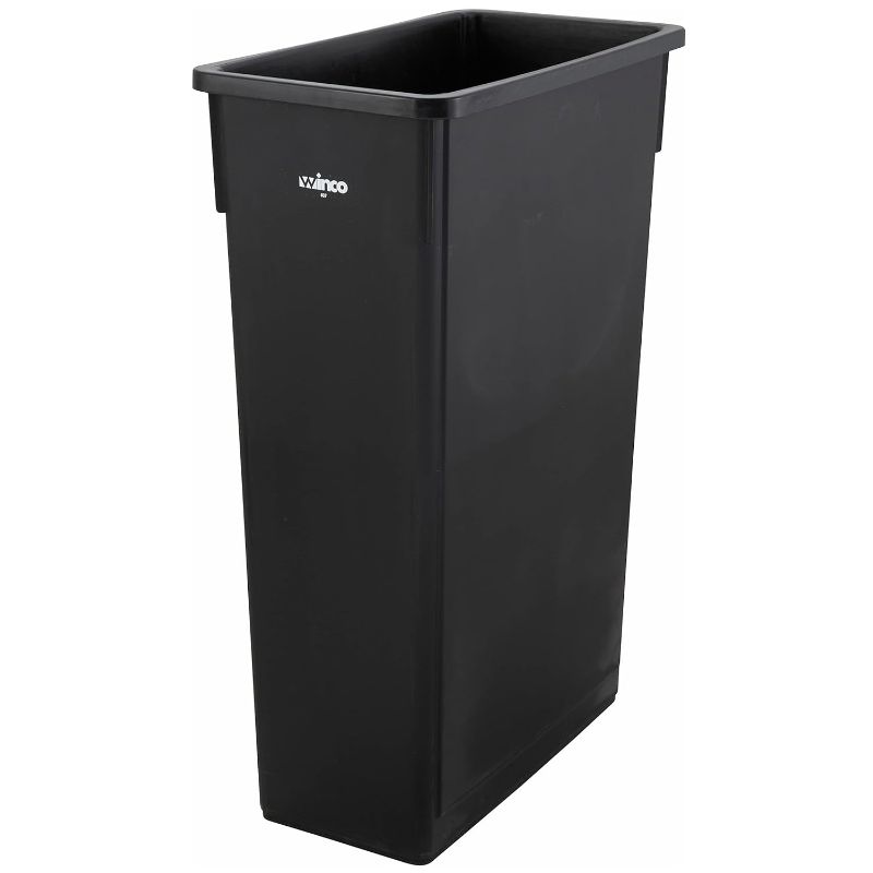 Photo 1 of 
Winco Slender Trash Can, 23-Gallon, Black
Style:Can
Color:Black