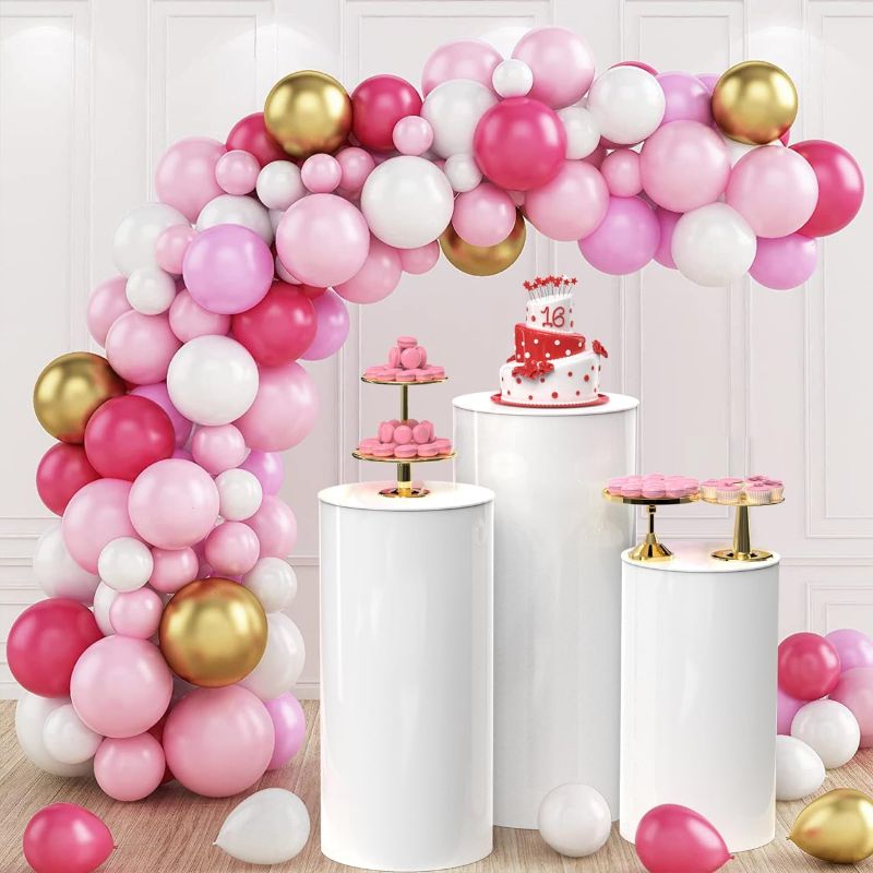 Photo 1 of 
Wokceer 3Pcs Round Cylinder Pedestal Stands for Party, Large Cylinder Tables for Parties Pedestal Display Plinth Pillars Dessert Table for Wedding Party Art...
Item Shape:Cylinder W