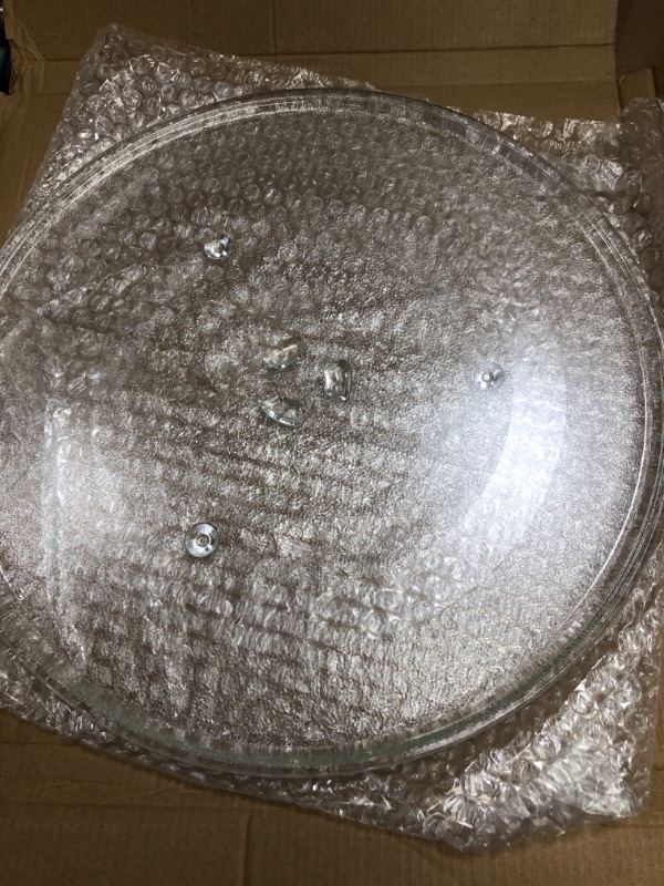 Photo 2 of 
14.5" WB49X10063 Microwave Glass Plate Replacement by AMI PARTS for G.E Microwave Glass Turntable Plate Replaces WB39X10038 WB49X10193
Size:14.2IN