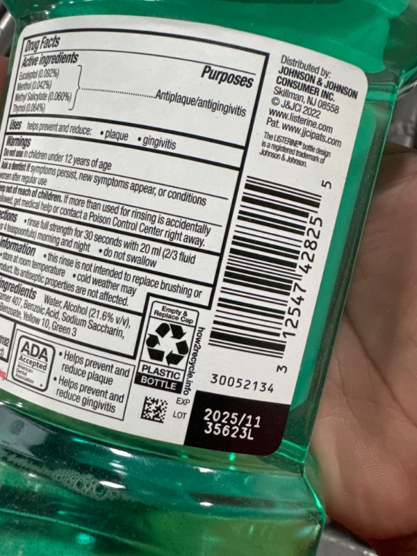 Photo 3 of 11/2025* 2pk Antiseptic Mouthwash Spearmint