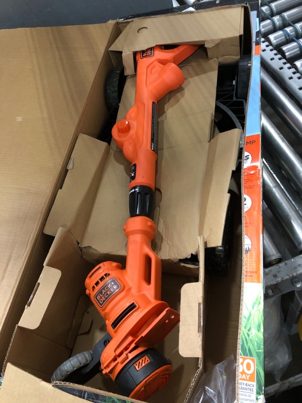 Photo 1 of ** SEE NOTES ** BLACK+DECKER 3-in-1 Corded Lawn Mower, String Trimmer & Edger, 12-Inch (BESTA512CM)