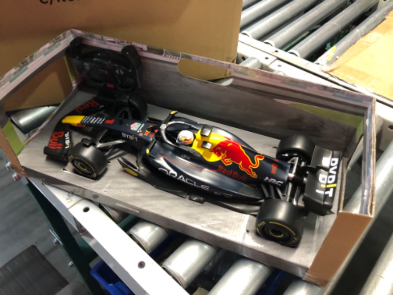 Photo 2 of ***USED - LIKELY MISSING PARTS - UNABLE TO VERIFY FUNCTIONALITY***
Authentic Licensed 1:12 F1 RedBull Rb18 Car Remote Control Car - F1 Collection RC car Series for Kids and Adults - 2.4GHz RC Car for Gift (1:12 RedBull Rb18(NO.11))