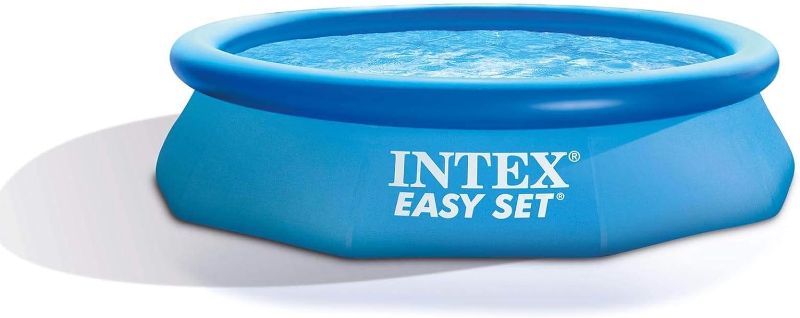 Photo 1 of 
INTEX 28120EH Easy Set Inflatable Swimming Pool: 10ft x 30in – Puncture-Resistant Material – Quick Inflation – 1018 Gallon Capacity – 23in Water Depth
Size:10ft x 30in
Style:Pool Only
Pattern Name:Set Pool