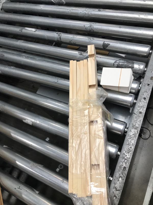 Photo 1 of 101pcs 5-Tier Wood Earring Display Stand, Retail Display Riser Earring, Ring Holder Stand, Removable Countertop Small Merchandise Display Stand with 100 Pcs Earring Card (Wood color)