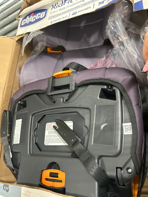 Photo 2 of Chicco KidFit ClearTex Plus 2-in-1 Belt-Positioning Booster Car Seat, Backless and High Back Booster Seat, for Children Aged 4 Years and up and 40-100 lbs. | Lilac/Purple KidFit ClearTex Plus Lilac