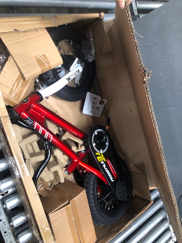 Photo 2 of **NONREFUNDABLE**FOR PARTS OR REPAIR**SEE NOTES**
Royalbaby Freestyle Kids Bike 12 14 16 18 Inch Sport Bicycle for Boys Girls Ages 3-10 Years, Multiple Color Options Red 12 Inch With Training Wheels