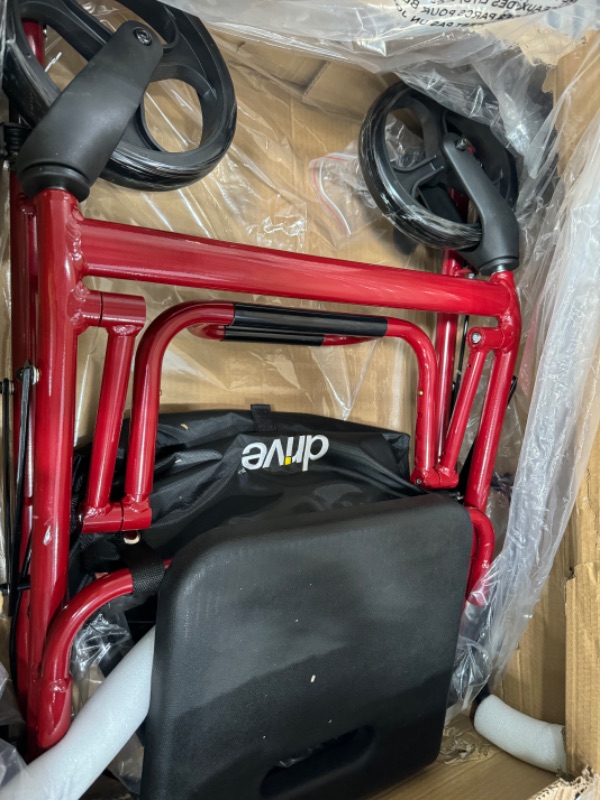 Photo 2 of ***USED - LIKELY MISSING PARTS - UNABLE TO VERIFY FUNCTIONALITY***
Duet Dual Function Transport Wheelchair Rollator Rolling Walker