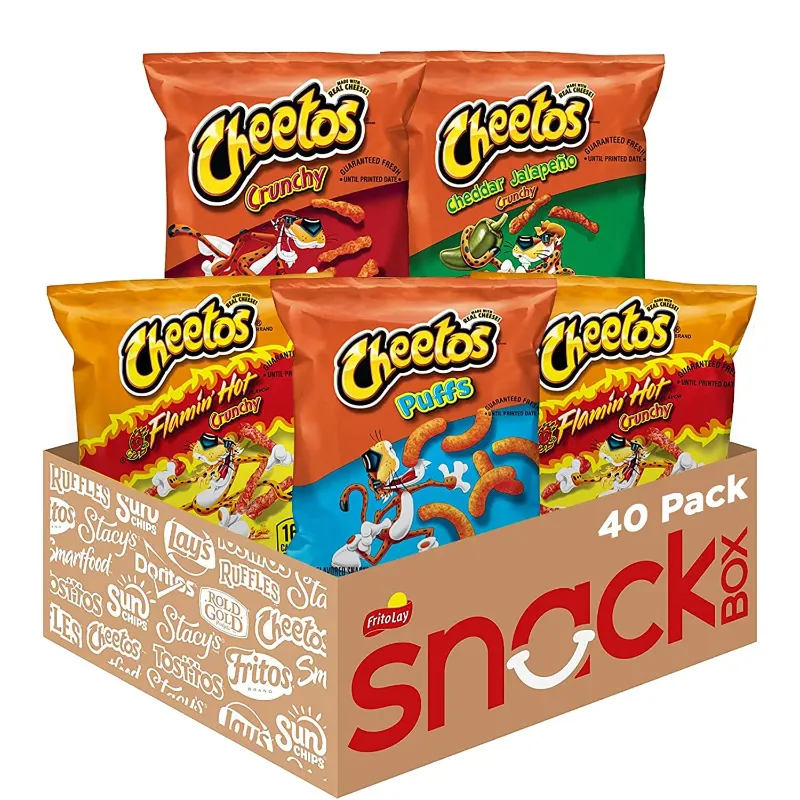 Photo 1 of **Exp 7/2/24**
Cheetos Crunchy Flamin Hot Cheese Flavored Snacks 1 Oz 40 Count