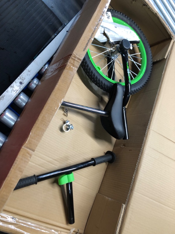 Photo 2 of ***USED - MISSING HARDWARE - SEE PICTURES***
Green Pro Balance Bike for Big Kids and Kids with Special Needs - 16"