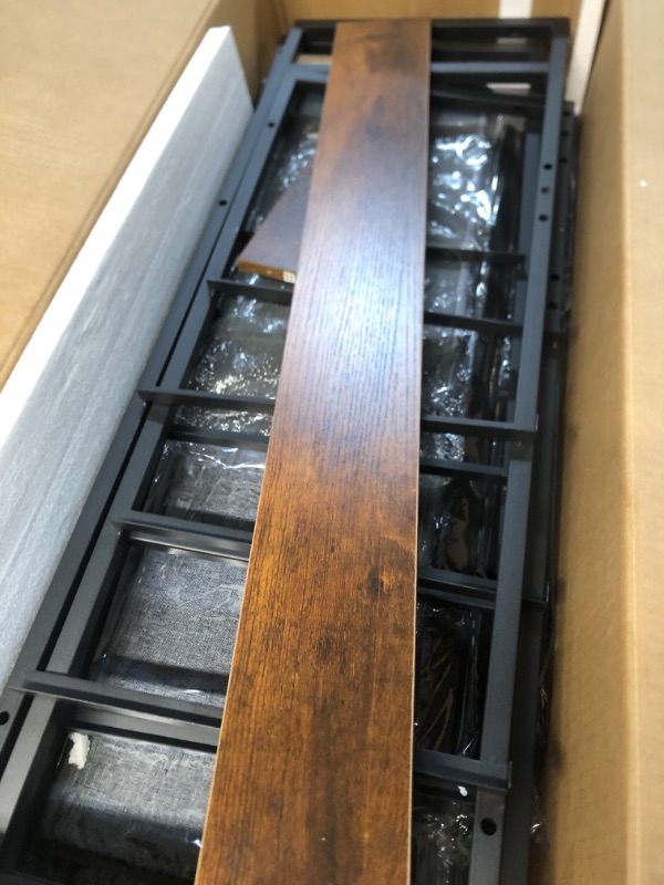 Photo 1 of (item is used)(incomplete)(see all images)  No hardware found• ODK Dresser with Charging Station, 52-Inch Long Dresser TV Stand