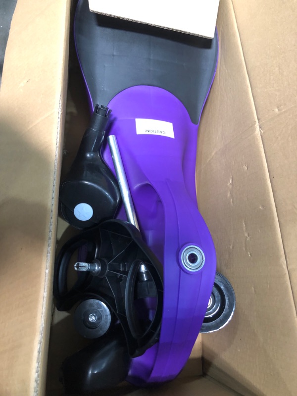 Photo 2 of ***USED - MISSING HARDWARE AND OTHER PARTS***
Wiggle Car Ride on Toy - No Batteries, Gears, or Pedals - Just Twist, Swivel, and Go - Outdoor Ride Ons for Kids 3 Years and Up by Lil' Rider (Purple)