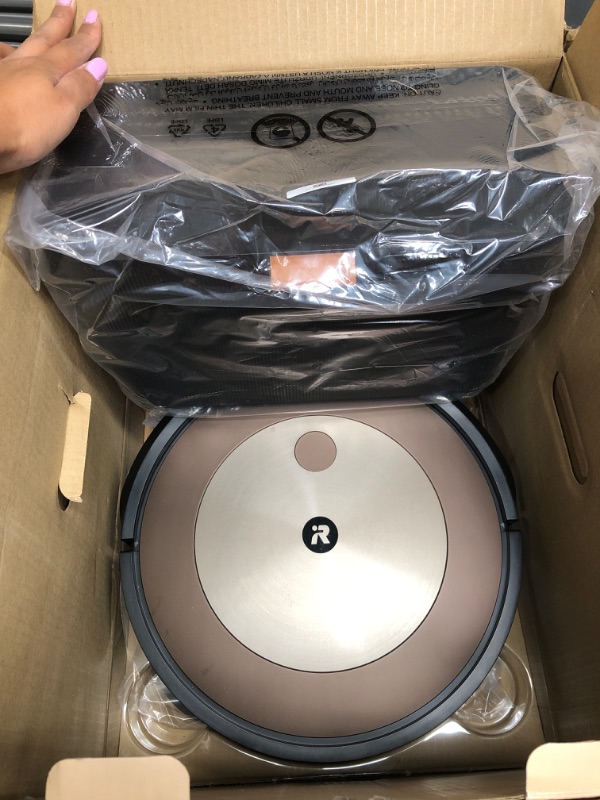 Photo 2 of iRobot Roomba j9+ Self-Emptying Robot Vacuum – More Powerful Suction, Identifies and Avoids Obstacles Like pet Waste, Empties Itself for 60 Days, Best for Homes with Pets, Smart Mapping, Alexa?