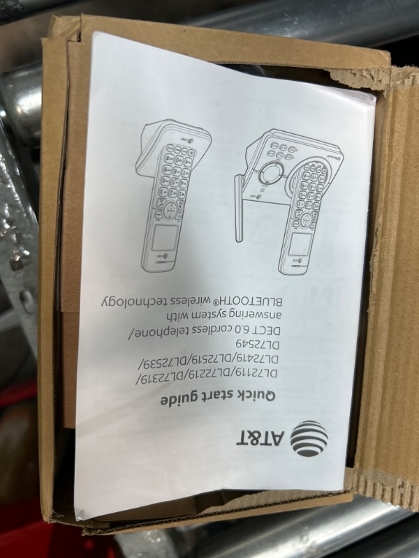 Photo 3 of AT&T DL72219 DECT 6.0 2-Handset Cordless Phone for Home with Connect to Cell, Call Blocking, 1.8" Backlit Screen, Big Buttons, intercom, and Unsurpassed Range 2 Handset Cordless Phone