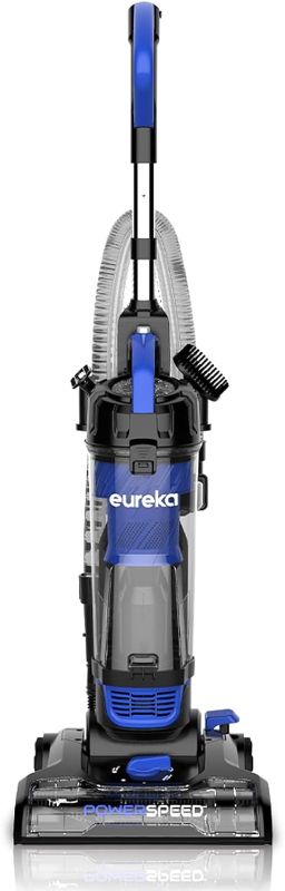 Photo 2 of Eureka Lightweight Powerful Upright Vacuum Cleaner for Carpet and Hard Floor, PowerSpeed, New Model,Blue,black/New Model