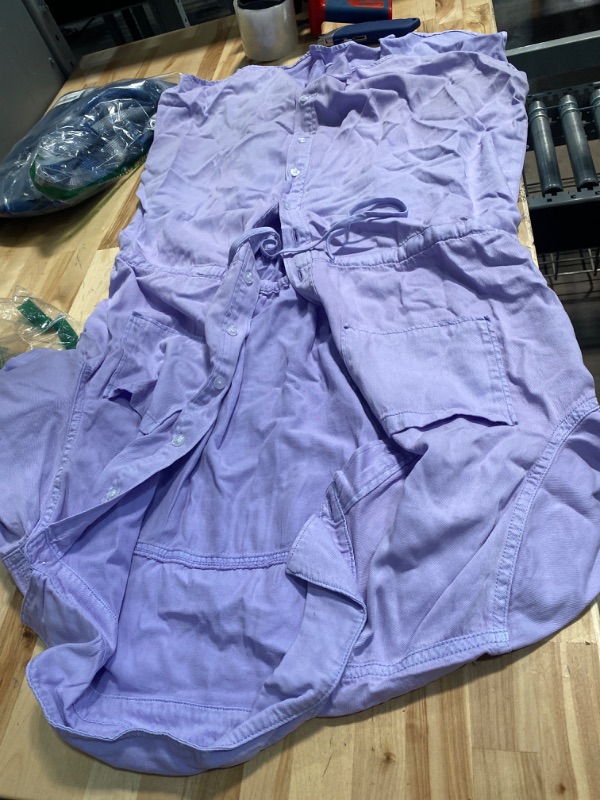 Photo 1 of lavender button up shirt dress medium