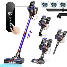 Photo 1 of **MISSING BATTERY**
BuTure Cordless Vacuum Cleaner, 38Kpa 450W Stick Vacuum with Brushless Motor, Anti-Tangle Vacuum Cleaner for Home, Automatically Adjust Suction, Wireless Vacuum for Pet Hair/Carpet/Hard Floor 450W Purple