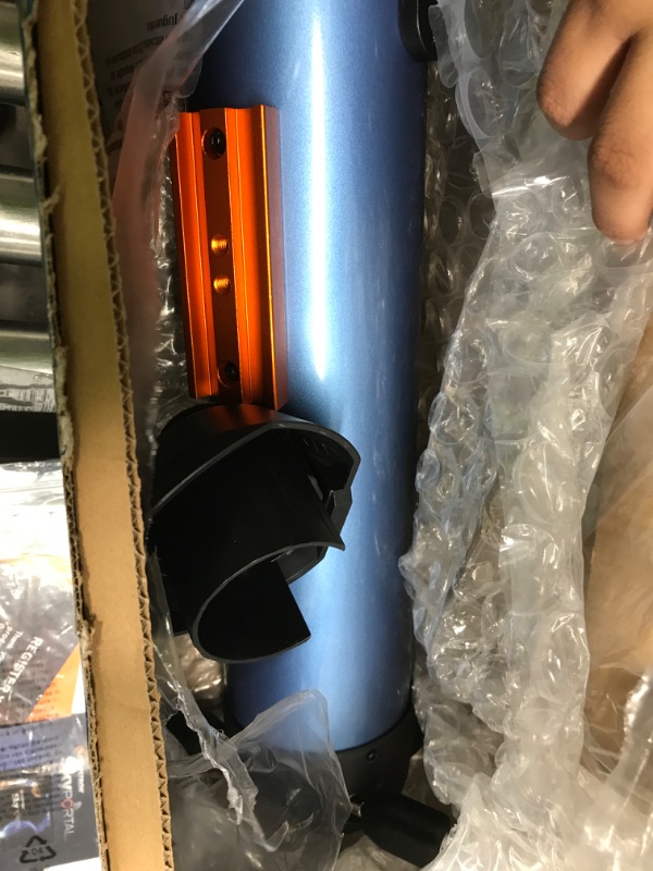 Photo 2 of ***USED - LIKELY MISSING PARTS - UNABLE TO VERIFY FUNCITONALITY***
Celestron Inspire 100AZ Refractor Smartphone Adapter Built-In Refracting Telescope, Blue (22403)