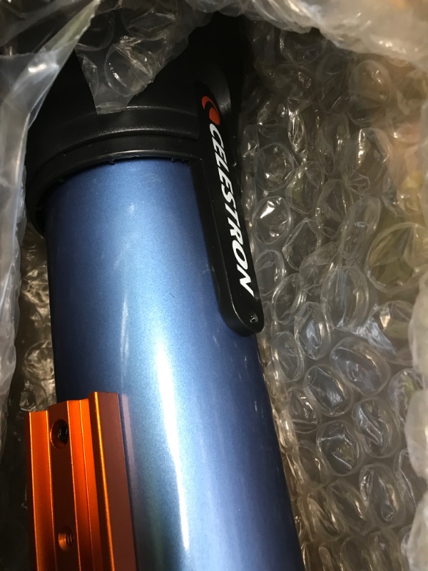 Photo 3 of ***USED - LIKELY MISSING PARTS - UNABLE TO VERIFY FUNCITONALITY***
Celestron Inspire 100AZ Refractor Smartphone Adapter Built-In Refracting Telescope, Blue (22403)