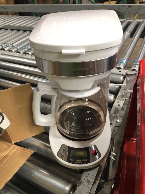 Photo 2 of 12 Cup Programmable Coffee Maker, White