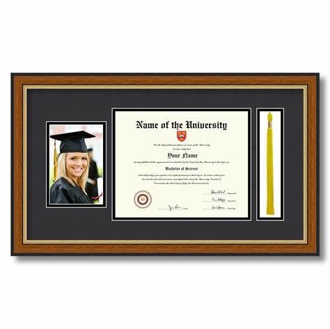 Photo 1 of GMFrames Diploma Photo frame 8.5''x11''/ Tassel